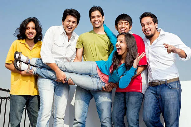 five-cheerful-excited-indian-fri