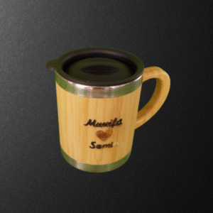 Personalized Bamboo Travel Mug – Eco-Friendly, Stylish & Gift-Ready