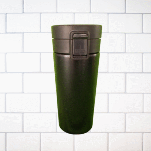 Matte Black Stainless Steel Travel Mug – Leakproof, Stylish & Thermal Insulated