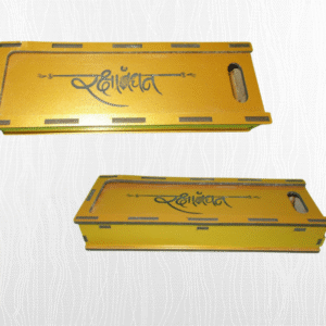 Premium Rakshabandhan Gift Box – Available in Golden Finish (Customizable)