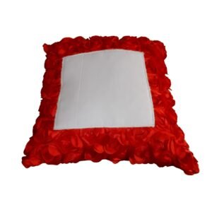 Customized Red Rose Pillow
