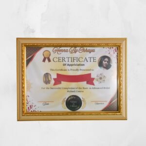 Customized Certificate Template