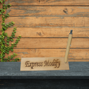 Wooden Engraving Pen Stand