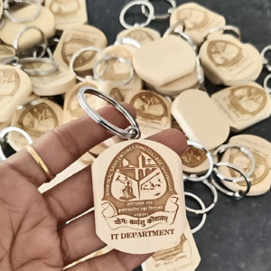 Wooden Engraving Key chain