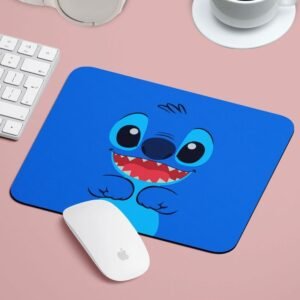 Cute Blue Alien Mouse Pad – Fun Desk Accessory for Fans