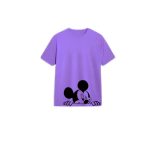 Mickey Print Cotton T-Shirt