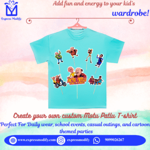 Motu Patlu “King of Kings” Polyester T-Shirt